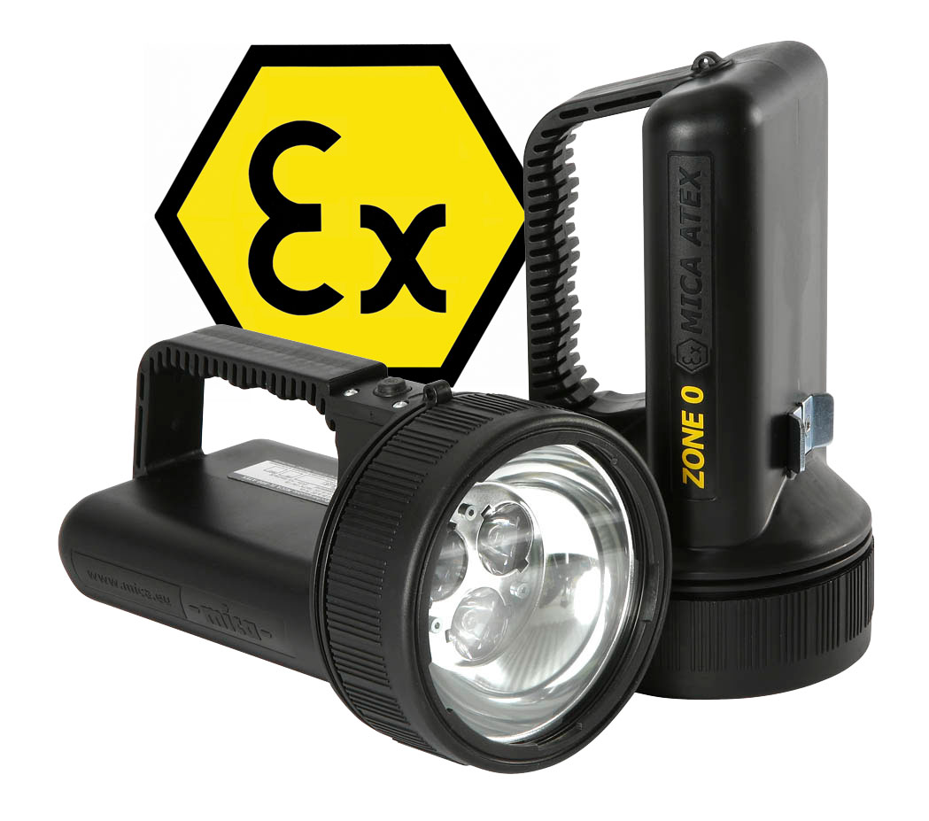Ex-geschützte Handleuchte mica IL-800 LED ATEX Zone 0
