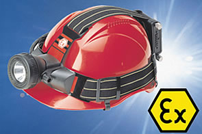Explosion-proof head and helmet lamp HL800FB